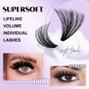 B&Q Lash Clusters 280PCS 100D Cluster Lashes Ultrasoft Eyelash Clusters