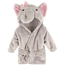 Hudson Baby - Albornoz Animal Plush, Bonito Elefante, 0-9 meses