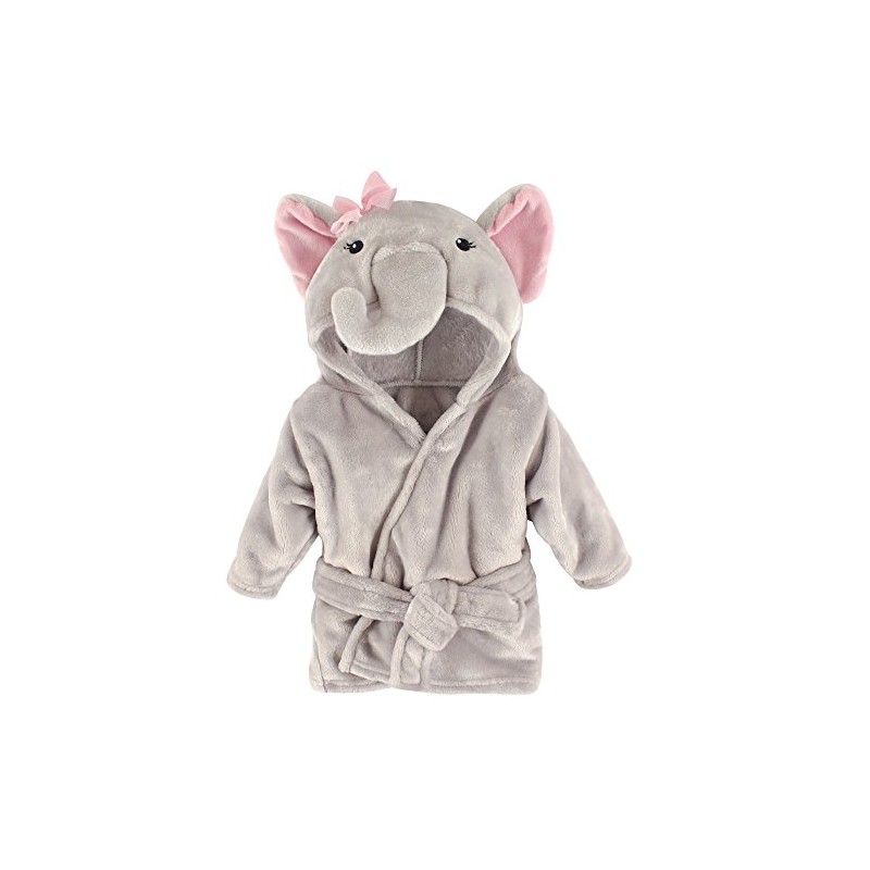 Hudson Baby - Albornoz Animal Plush, Bonito Elefante, 0-9 meses