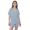 Amorbella Women Short Sleeve Bamboo Viscose Pajama/Pj/Sleep Shorts Set Night