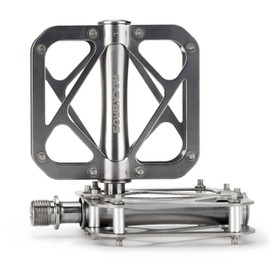 ROCKBROS Bicycle Pedals Mountain Bike Titanium Alloy 3 Bearing MTB Pedals Platform for MTB 250g Lightweight