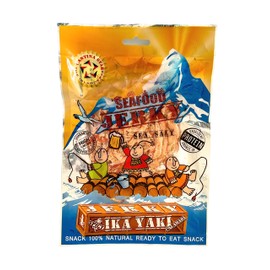 CANTINA STAR | Calamari Jerky (Dried Calamari) | Ika Yaki | 2.8 oz - All Natural & Wild Caught