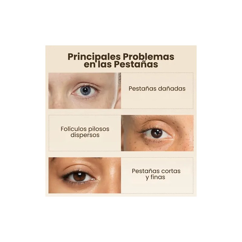 Serum Máscara Crecimiento Alargadora Pestañas Transparente