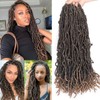 Xtrend 7 Packs 18 Inch New Faux Locs Crochet Hair