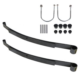 munirater Golf Cart Rear 2 - Leaf Spring Kit with Bushings & Sleeves Heavy Duty Replacement for 2008 - Up EZGO RXV Golf Cart 603498 604494