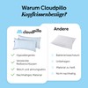 Cloudpillo Pack of 2 Deluxe Pillowcases - 300TC Cotton, Ultra