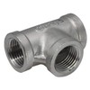 Cast Tee with 3x Female Thread NPT 1/8 Inch Female
