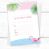 Olivia Samuel 20 x Pool Party Invites from Pink Tropical