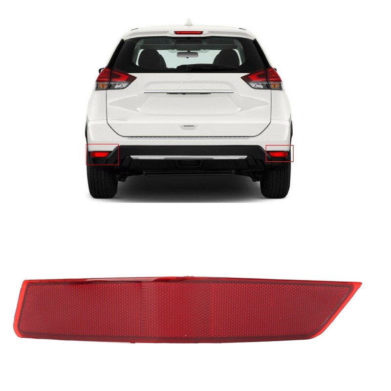 Rear Bumper Reflector Fade Proof Scratch Resistant Side Marker Reflector