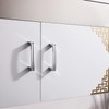 LANC Chrome Crystal Cabinet Pulls Kitchen & Bathroom Cabinet Hardware
