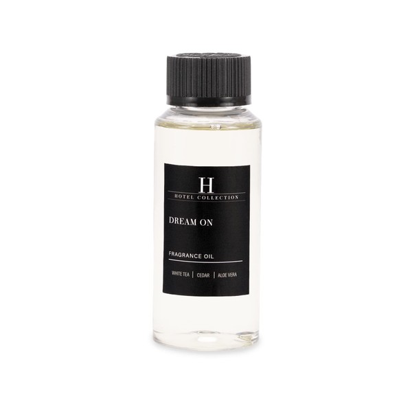 Hotel Collection - Dream On Essential Oil Scent - Luxury Hotel Inspired Aromatherapy Scent Diffuser Oil - Hints of Bright White Tea, Sweet Vanilla, & Earthy Cedar - for Essential Oil Diffusers - 120mL
