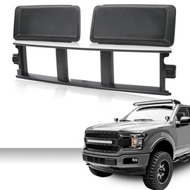 G-PLUS Front Bumper Lower Center Cover & Bumper Guards Pads End Caps Compatible with Ford F150 2018-2020 JL3Z17B968BB ABS