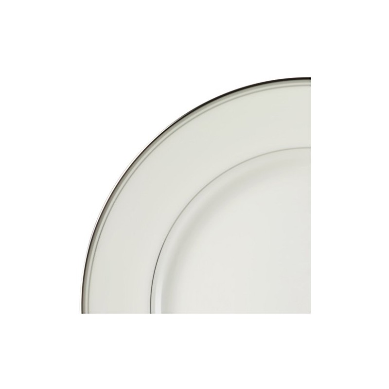 Mikasa Gothic Platinum Dinner Plate, 11", Silver