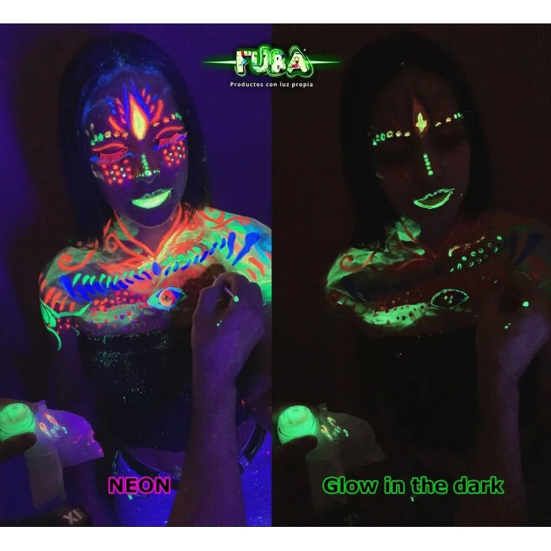 Fuba Maquillaje Neon | Fuba - 6pzas 10gr C/u