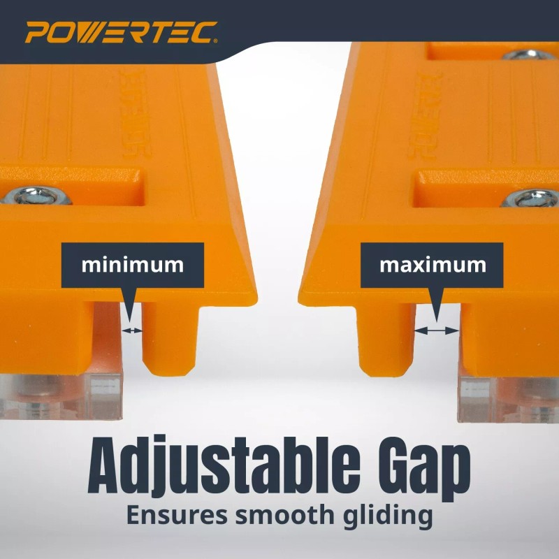 Powertec Router Guide Rail Adapter for Milwaukee M18 Fixed Base