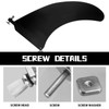 Hugfads Surfboard fin water separator, for surfboards, longboards and paddleboards,