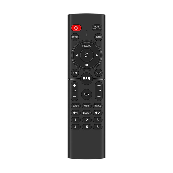 VINABTY Replacement Remote Control Compatible with Sonoro SO-RC123 Audio Echo