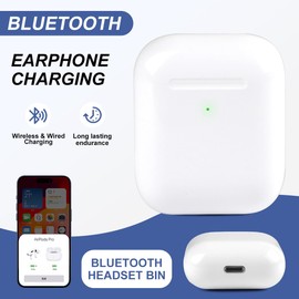 Wireless Charging Case for AirPods 1st & 2nd Generation, White