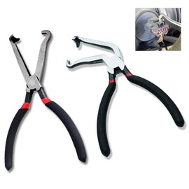 Upgraded 2 Pcs Electrical Disconnect Pliers,37980 60 Degree Automotive Electrical Tools，37960 Electrical Connector Pliers for Cars,Easily Disconnect the Locking Push Tab Electrical Connector