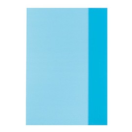 Herlitz 5215041 A5 DIN Grainy 90 My Exercise Book Cover - Tranasparent Blue