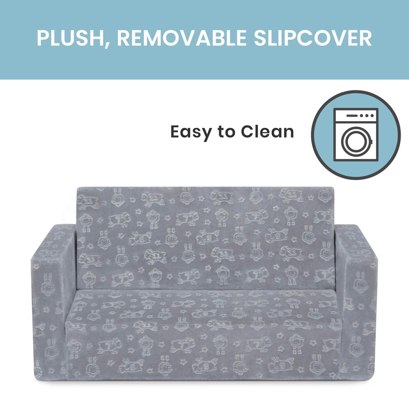 Serta Perfect Sleeper Extra Wide Convertible Sofa to Lounger -