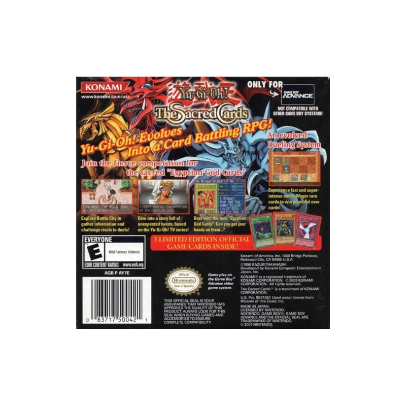 Yu-Gi-Oh! The Sacred Cards - Game Boy Advance