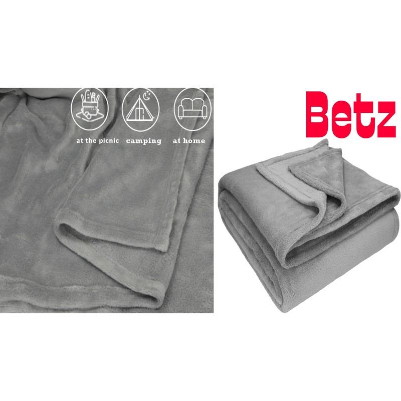 Betz Cuddly Fluffy Sofa Fleece Blanket Teddy XXL Warm Sofa