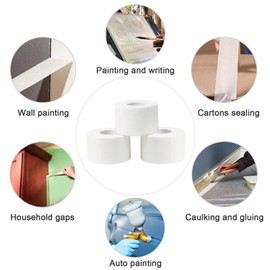 30 PCS Premium Tape, Hypoallergenic Latex-Free Tape and Painless Removal,Black