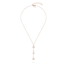 Tamaris Necklace, Stainless Steel, Cubic Zirconia