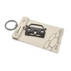 BlackStuff Black Carbon Fibre Keyring Compatible with Mito BS-132, Black