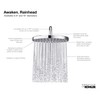 KOHLER 76464-G-2BZ Awaken 8 Inch Single-Function Rain SHOWERHEAD, 8" Fixed