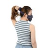 LOFBAZ Women's Hair Bobbles with Buttons for Face Mask Ear
