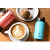 FIFTY/FIFTY 16oz, Double Wall Vacuum Insulated Café Water Bottle, Stainless