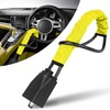 Universal Car Steering Wheel Lock with 3 Keys, High Visibility