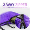 GEERTOP Flannel Sleeping Bag for Adults Backpacking Lightweight Waterproof Cold