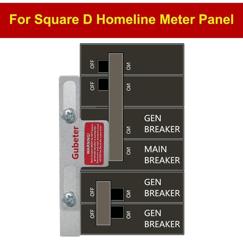 Generator Interlock Kit Compatible with Square D Generator Interlock Kit