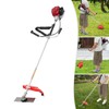 35.8CC 2 in1 Gas Powered Brush Cutter,1.3-1.4HP 4-Stroke Engine Grass