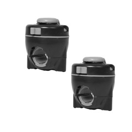 HITORHIKE Boat Fishing Accessories Round Rail Mounting Adapter, Fits 7/8''-1'' Round Rails, Compatible with Fishing Rod Holder, Cup Holder, Fish Finder Holder