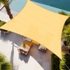 Shade&Beyond Rectangle Sun Shade Sail 12'X20'Sand Permeable Canopy Sand for