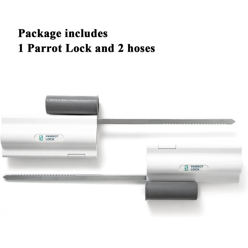 French Patio Door Security Lock for Straight Double Hinged Swing