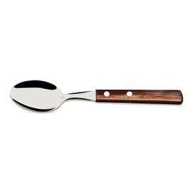 Tramontina 21103/490 Wooden Handle Tablespoon, Polywood, 7.5 inches (19 cm), Dark Brown, Dishwasher Safe, Durable, Lightweight, Natural Wood, Made in Brazil