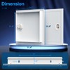 12x12 Drywall Access Panel Flush-Mounted Metal Cover for Electrical Wiring,