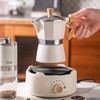 Bincoo Espresso Maker Stovetop,Camping Moka Pot 2 Cup/120ML,Stove Top Espresso