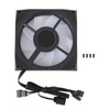 Plyisty 120mm 4-Pin PWM 5V 3-Pin ARGB Case Fan, Positive