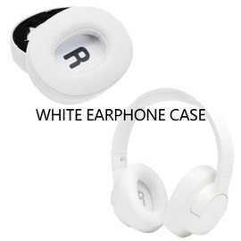 EMSea 2 Pack Replacement Ear Pads for Protein Leather Noise Isolating Foam Headphones Compatible with JBL Tune 700BT 750BTNC 760NC Headphones (White)