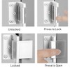 Hotel Security Door Lock with Stainless Steel Screws,Privacy Door Latch