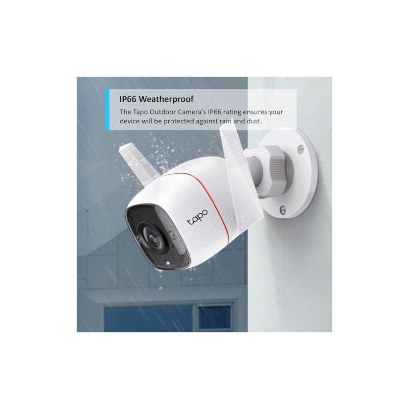 Tapo Tapo TC65 2K Security Camera Outdoor Wireless & Wired,