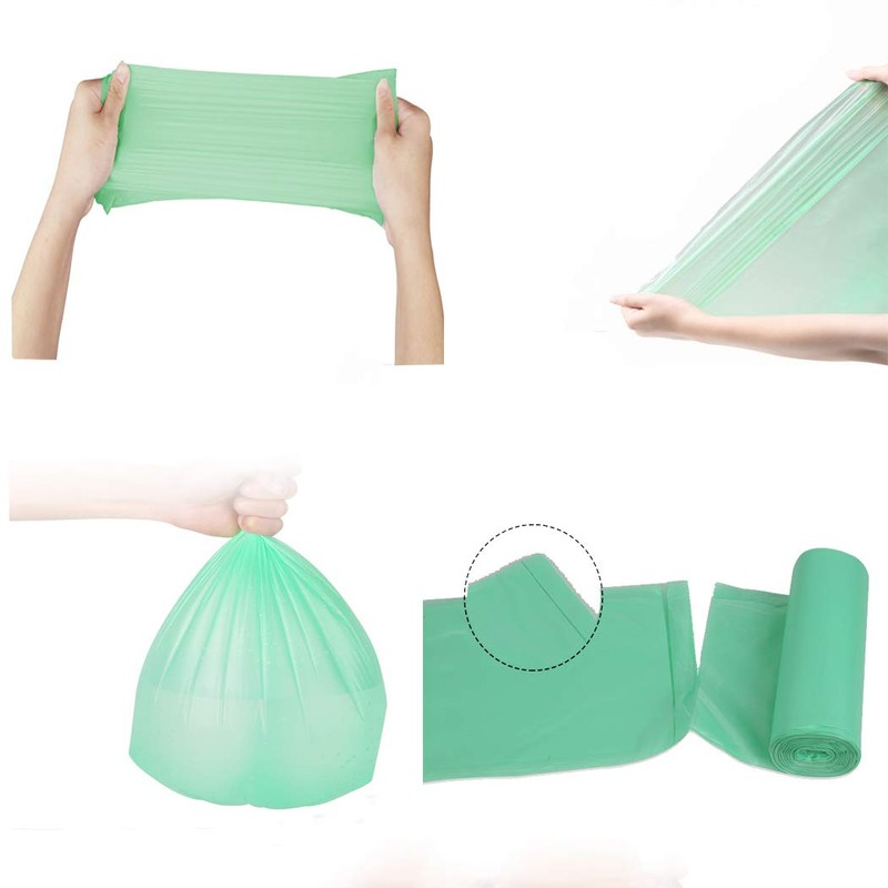 Compostable Trash Bags, 2.6 Gallon Small Disposable Compost Bags 150
