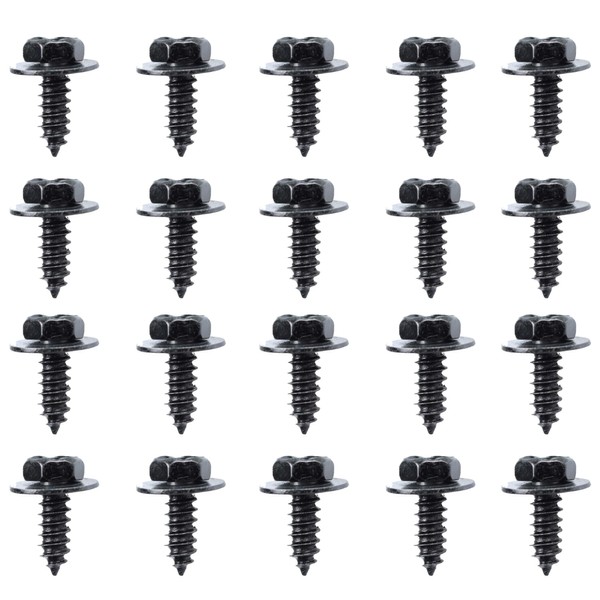 votuyet 20Pcs M6*17 self-Tapping Screws,Bumper Screws for Providing a Secure