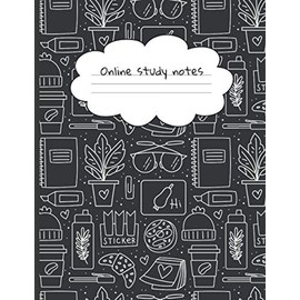 Online Study Notes Effective Notetaking Online lessons journal Home School Supplies for High School Students Homeschooling: Online Study Journal ... My notes: Online study notebook 120 pages